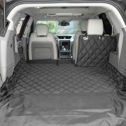 4Knines SUV Cargo Liner for Fold Down Seats - 60/40 Split and Armrest Pass-Through Compatible