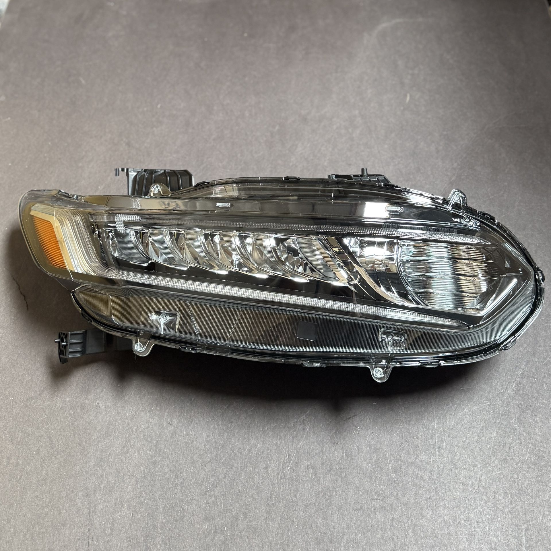 2018-2021 Honda Accord W/LED DRL Headlight Assembly Right Side Headlamp