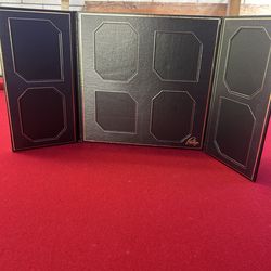 Vintage Prestige Portraits Leather Photo Album Book Display Portfolio NOS