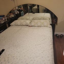 5 Piece Black King Size Bedroom Set