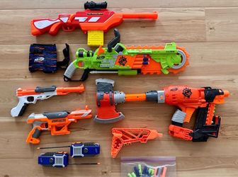 NERF Toy Guns & Walkie Talkies
