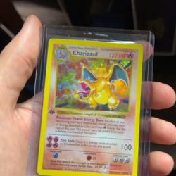 First Edition Base Set Shadowless Charizard 