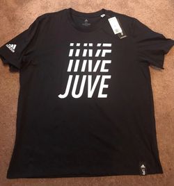 Adidas Juventus Juve DNA Graphic T-Shirt Black DX9206 Men’s Size XXL