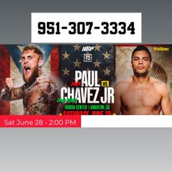 Father's Day Boxing Tickets! Julio Cesar Chavez Jr Vs Jake Paul