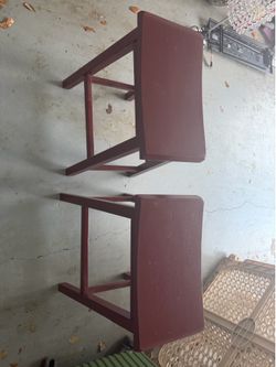 Wood stools