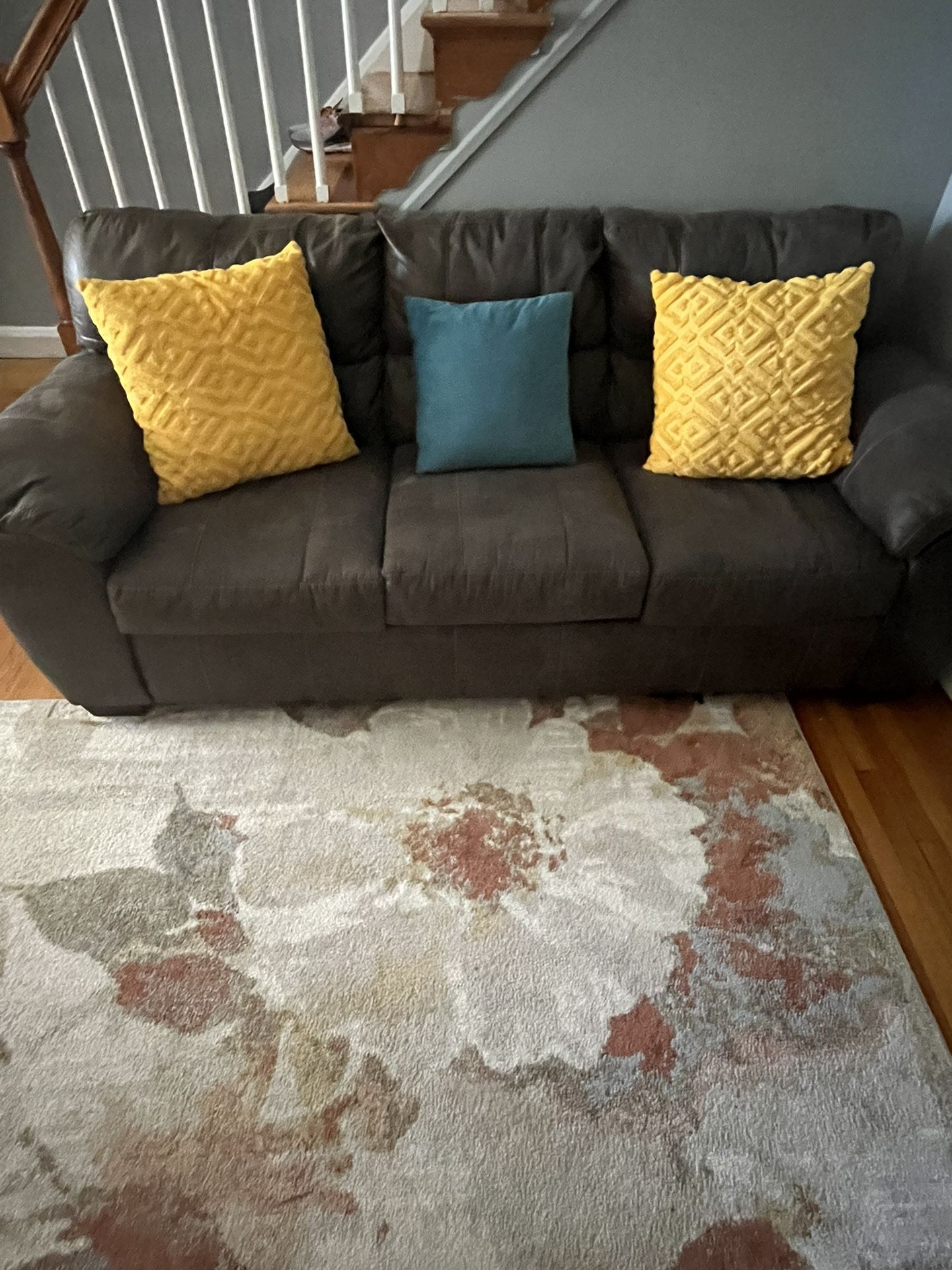 2 Section Sofa Grey In Color