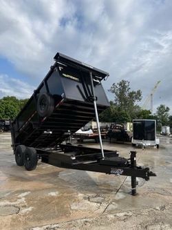 AMP 7 x 14 High Side Dump Trailer 14k
