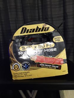 Rubber Air Hose  3/8" x 50 Ft