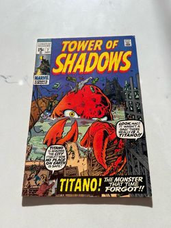 Tower Of Shadows #7 (1970) Stan Lee Barry Smith Horror Titano Marvel Comics, 5.5 Grade