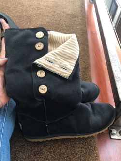 Canvas Ugg boots
