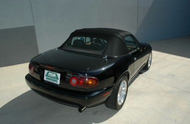 New Robbins zipper non-heated glass black cloth top for Mazda Miata 1(contact info removed)
