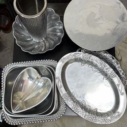Pewter Serving Set