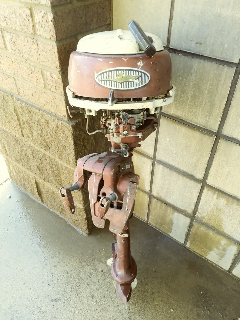 Rare 1957 johnson outboard motor