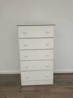 Drawer Dresser - white