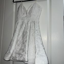 Camille La Vie White Mini Dress 