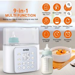 Bottle rack and bottle warmer/sterilizer