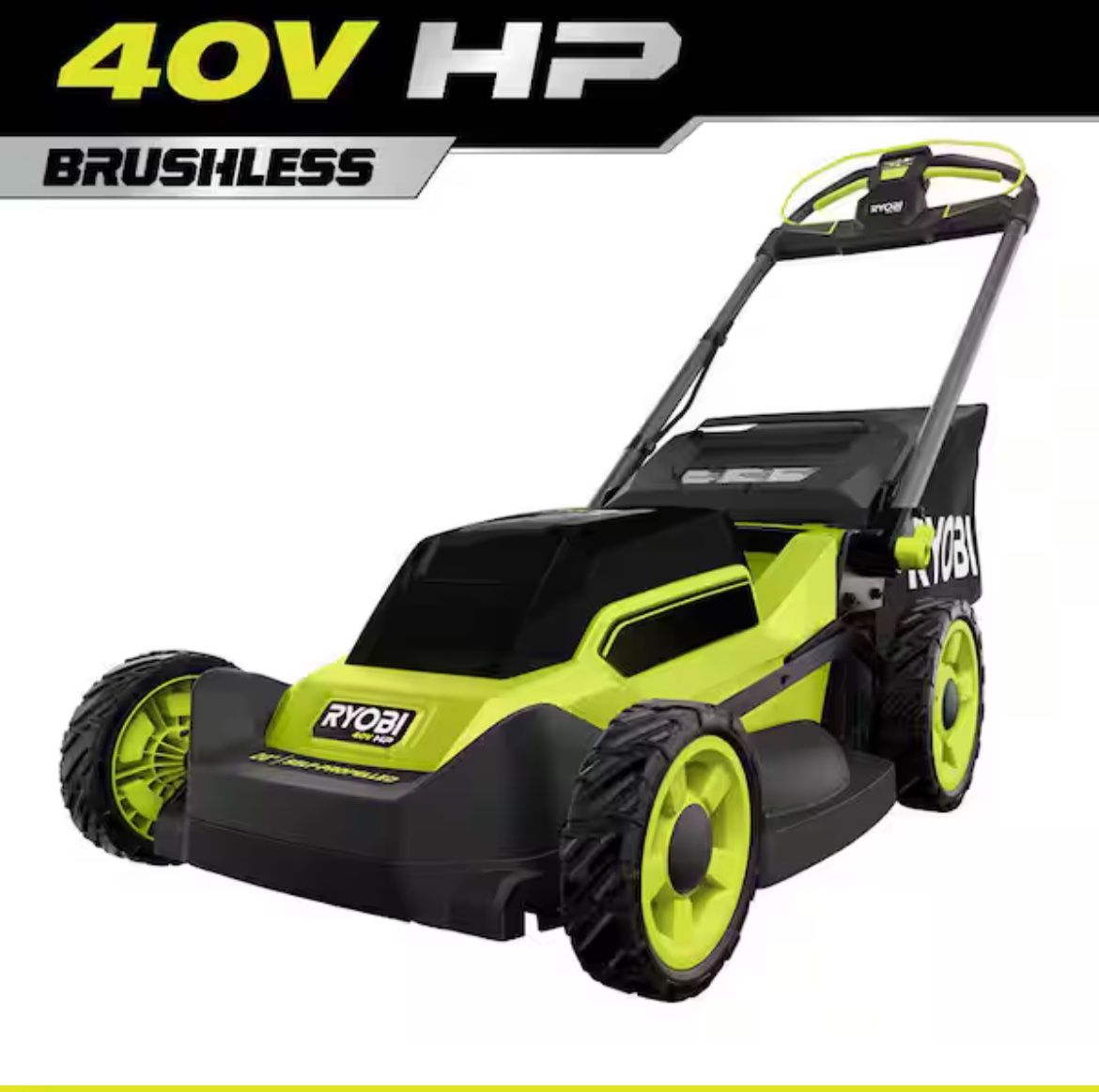 RYOBI 40V HP Brushless 20 in. Cordless Electric Battery Walk Behind Self-Propelled Lawn Mower (Tool Only)