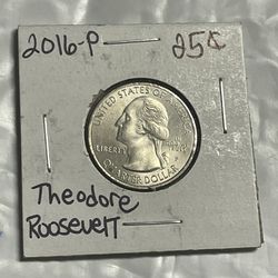 2016-P Theodore Roosevelt Quarter