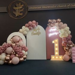 Decoración De Globos Para Bautizo 