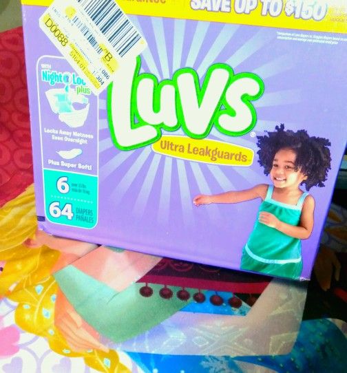 Luvs Diapers Size 6 Brand New