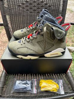 Jordan 6 Travis Scott olive