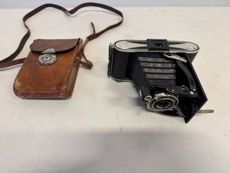 Agfa Anastigmat Vintage Folding Camera with Leather Case
