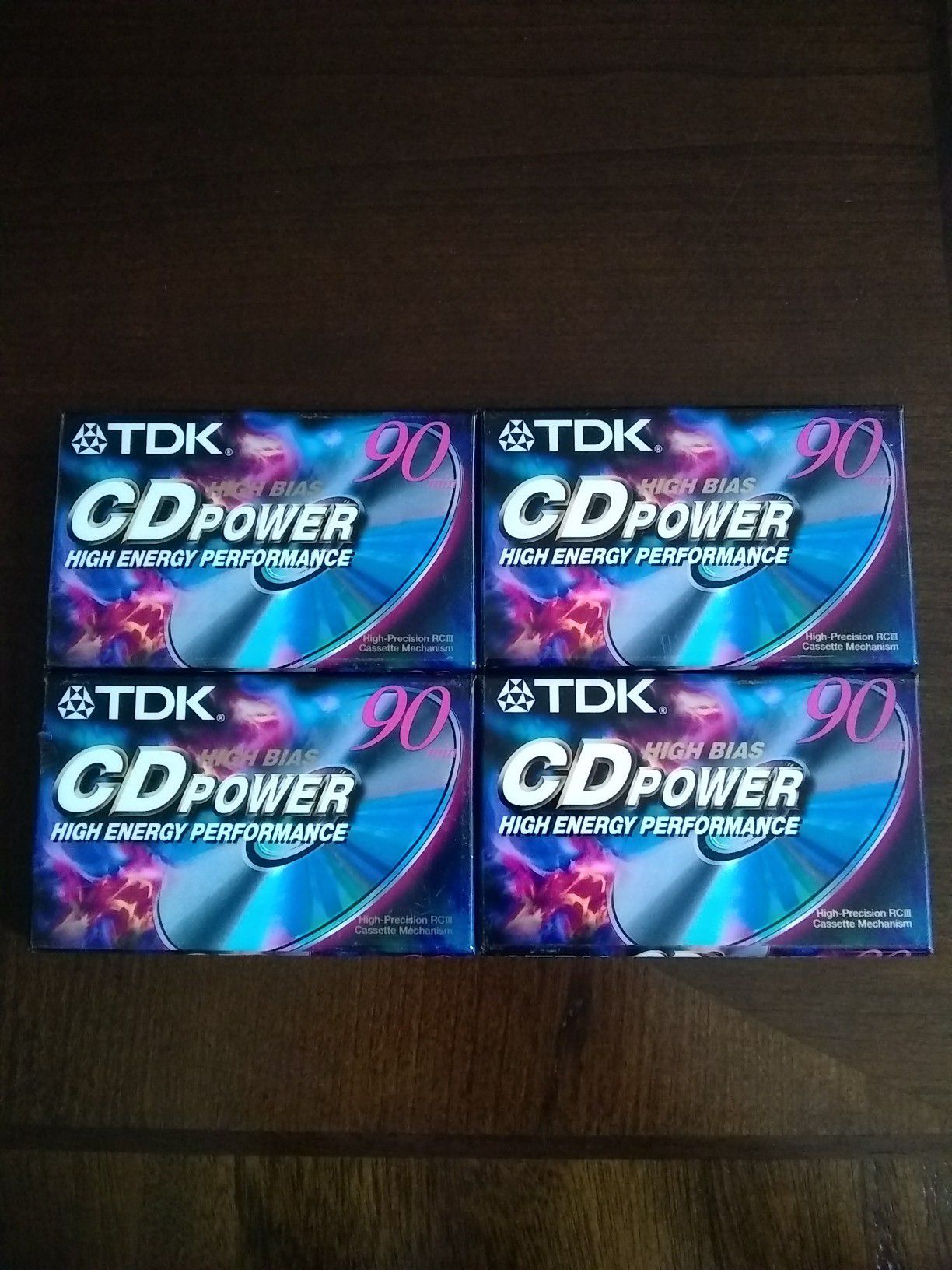 TDK CD Power High Bias 90 Min Cassette Tapes