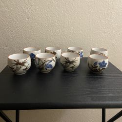 Vintage Rice Tea Cups