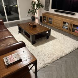 Coffee Table And End Tables - Wood/Metal