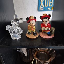 Mikey Mouse Lot Of 3