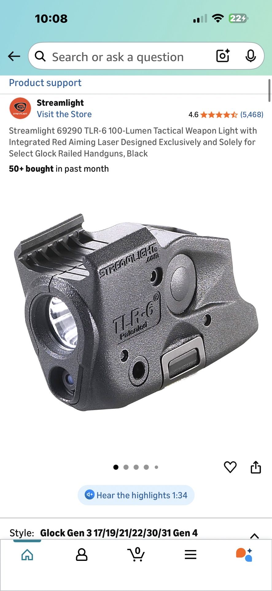 TLR6 Streamlight For Sale