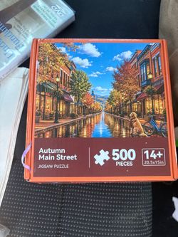 Lot of 3 500 piece puzzle