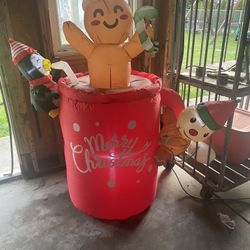 Christmas Hot Chocolate Inflatable 