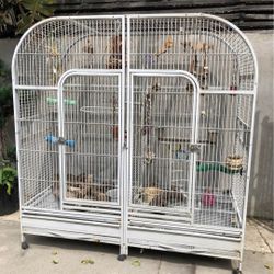 Large Double Macaw Cage