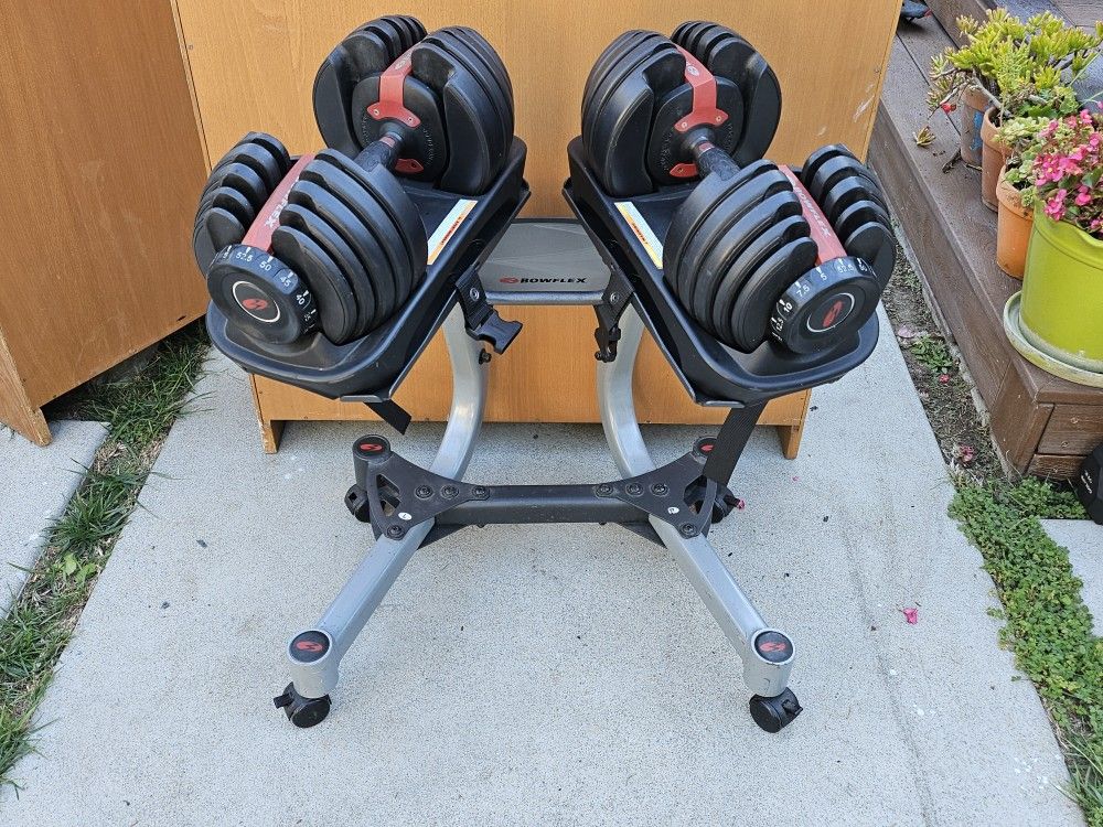 Bowflex 552 Adjustable Dumbbell Set with Stand