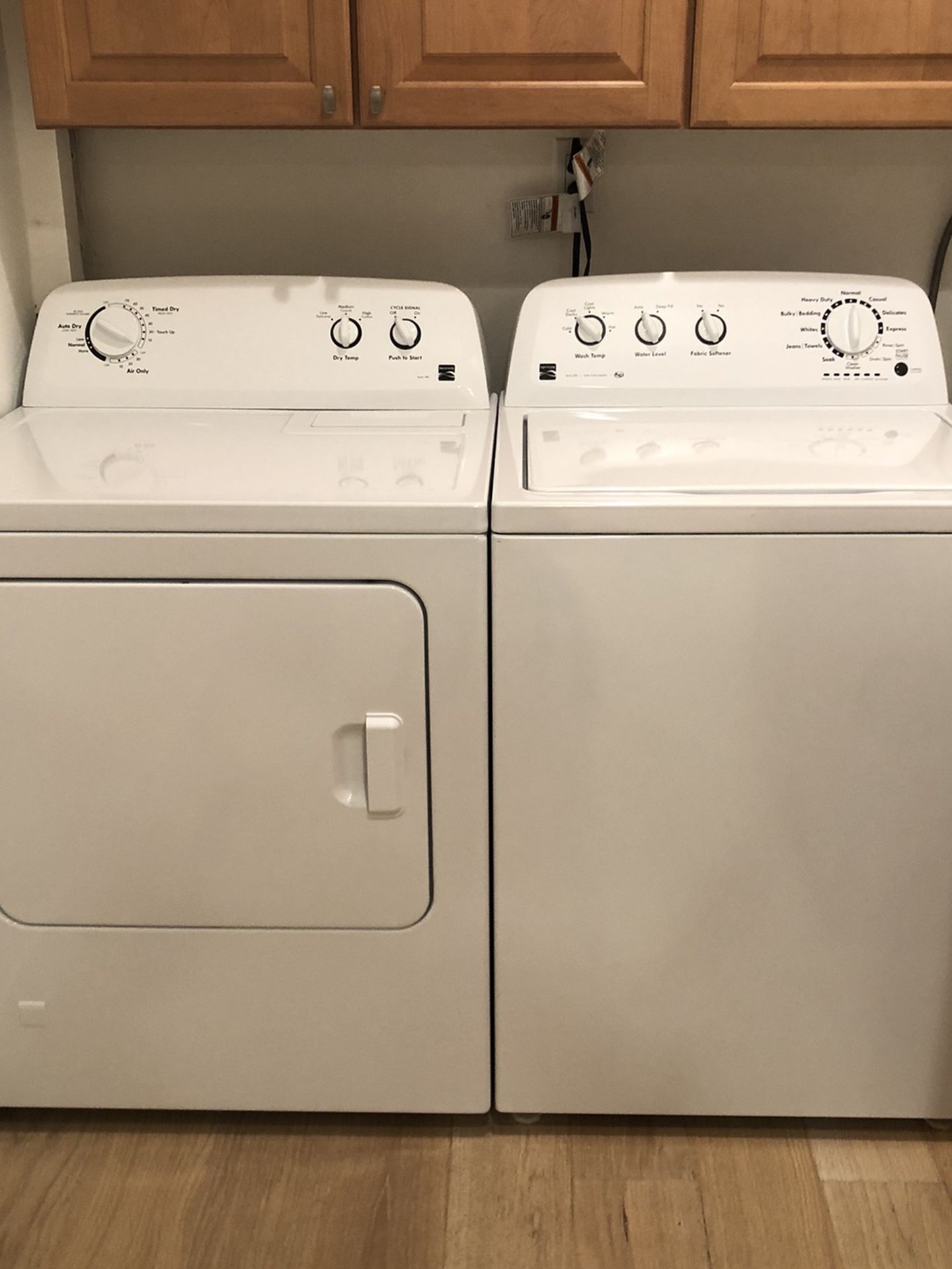Kenmore Washer And Dryer Like New