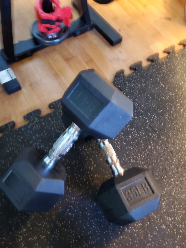 Dumbbells 35lbs