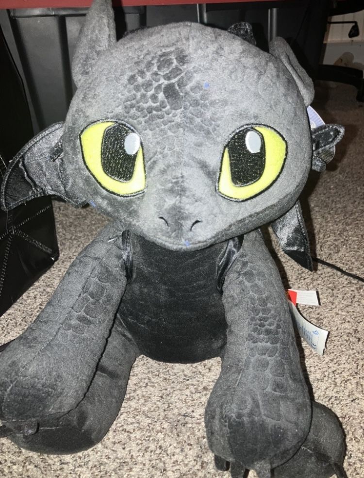 HTTYD Toothless Build A Bear Plush
