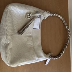 Brighton Barbados Zip Top leather hobo handbag