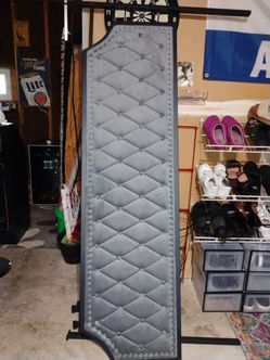 King size headboard and metal frame