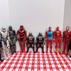 Lot of Super Hero Action Figures