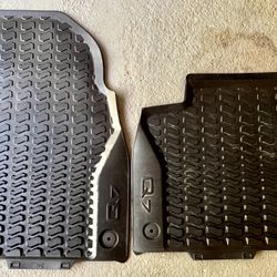 AUDI Q7 OEM used All Weather Rubber Mats Front And Back Seat 4 Mats