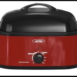 New Sunvivi Classical 20 Quart Roaster Oven ZER001RD-11-SV, Red