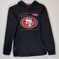 San Francisco 49ers Nike Black Sideline On Field Performance Hoodie Men’s Med