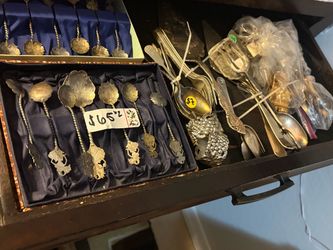 Vintage silver spoons