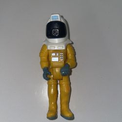 VTG 1981 Yellow Astronaut Alien Diver Fisher Price Space Adventure People Figure