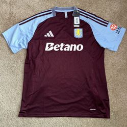 Aston Villa Adidas Home Jersey 2024-25 Size L And XL