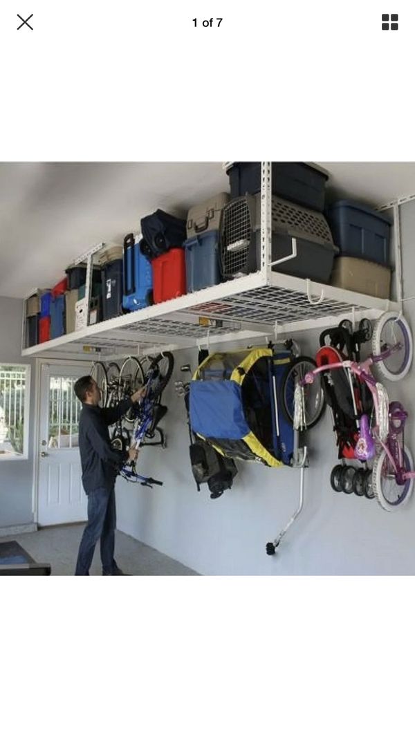 EAGLE INDUSTRIAL SAFERACKS OVERHEAD GARAGE STORAGE SYSTEM for Sale in