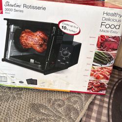 Compact Rotisserie and BBQ Oven.  