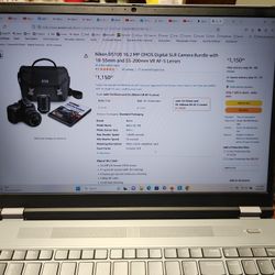 Nikon 5100 with 18-55mm and 55-200 mm lenses with 64GB Memory card